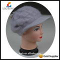 DSC9591 lingshang angora высокое качество зима Custom Вязание крючком Knitted lady Beret hat